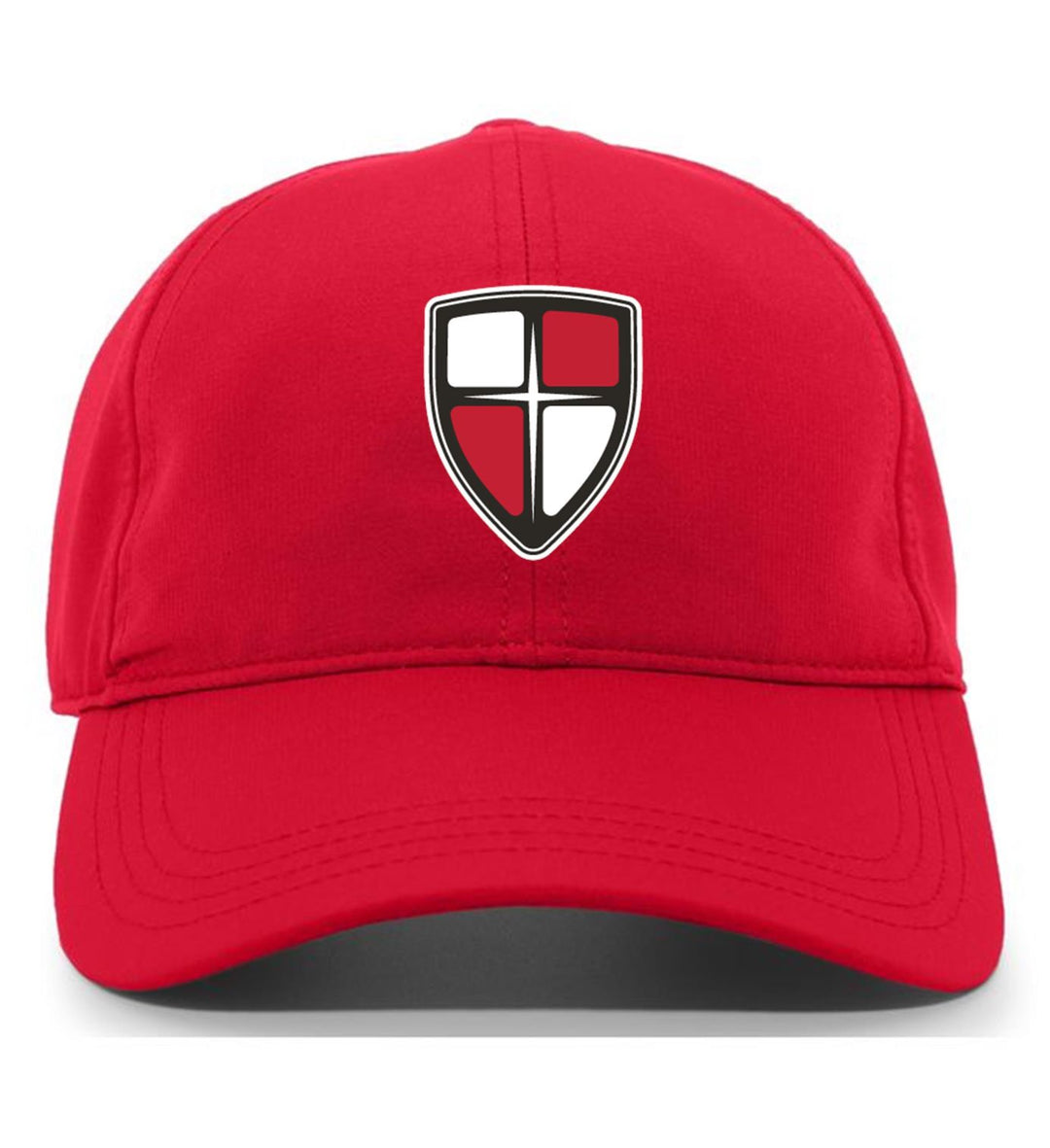 William Carey Shield Adjustable Cap WCU Shield Red - Third Coast Soccer