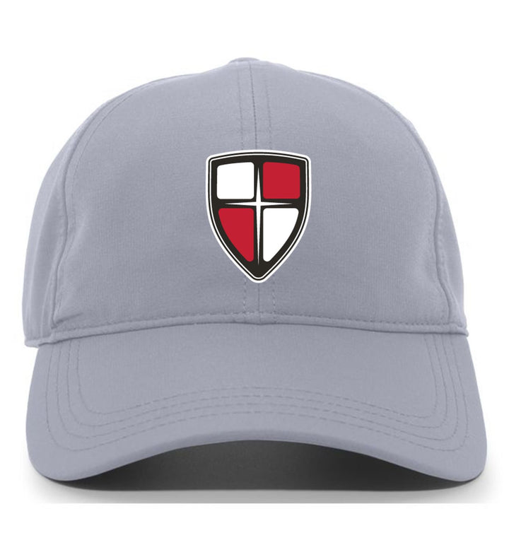 William Carey Shield Adjustable Cap WCU Shield Silver - Third Coast Soccer