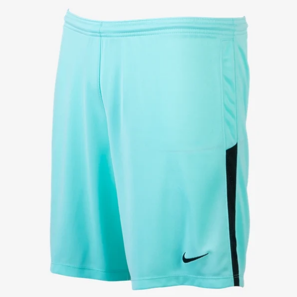 Nike Youth League Knit II Short Shorts Hyer Turquoise/Black Youth Small - Third Coast Soccer