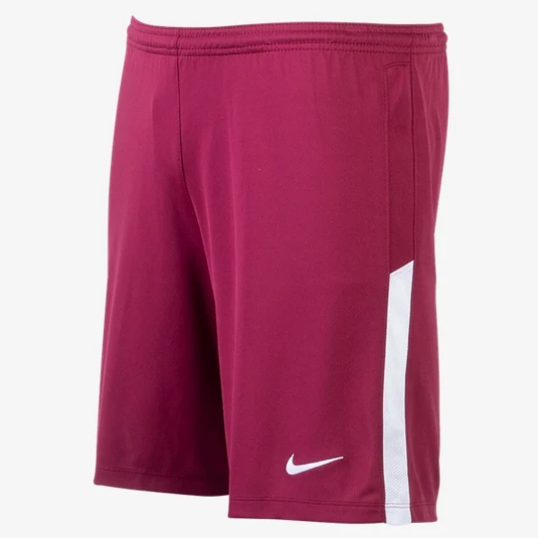 Nike Youth League Knit II Short Shorts Team Maroon/White Youth Small - Third Coast Soccer