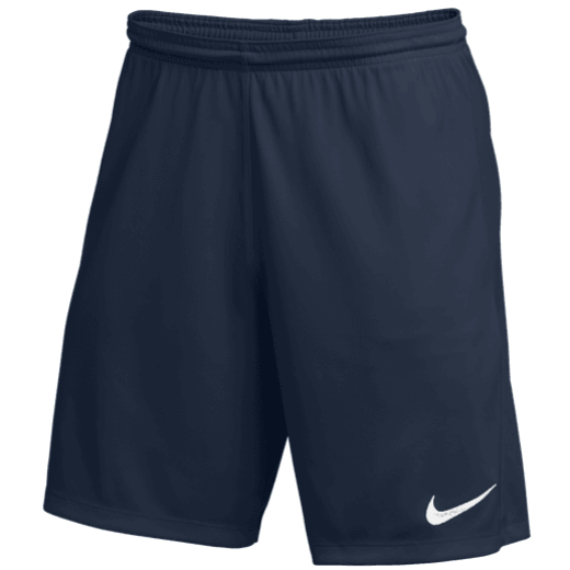 Nike Park III Short Shorts College Navy/White Mens Small - Third Coast Soccer