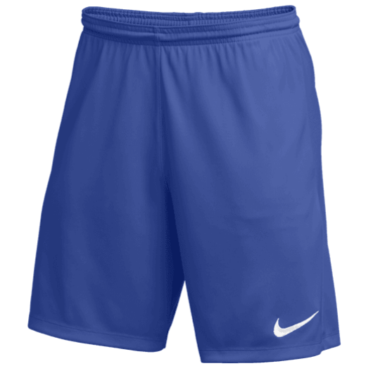 Nike Park III Short Shorts Game Royal/White Mens Small - Third Coast Soccer