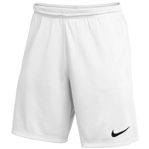 Nike Youth Park III Short Shorts White/Black Youth Large - Third Coast Soccer
