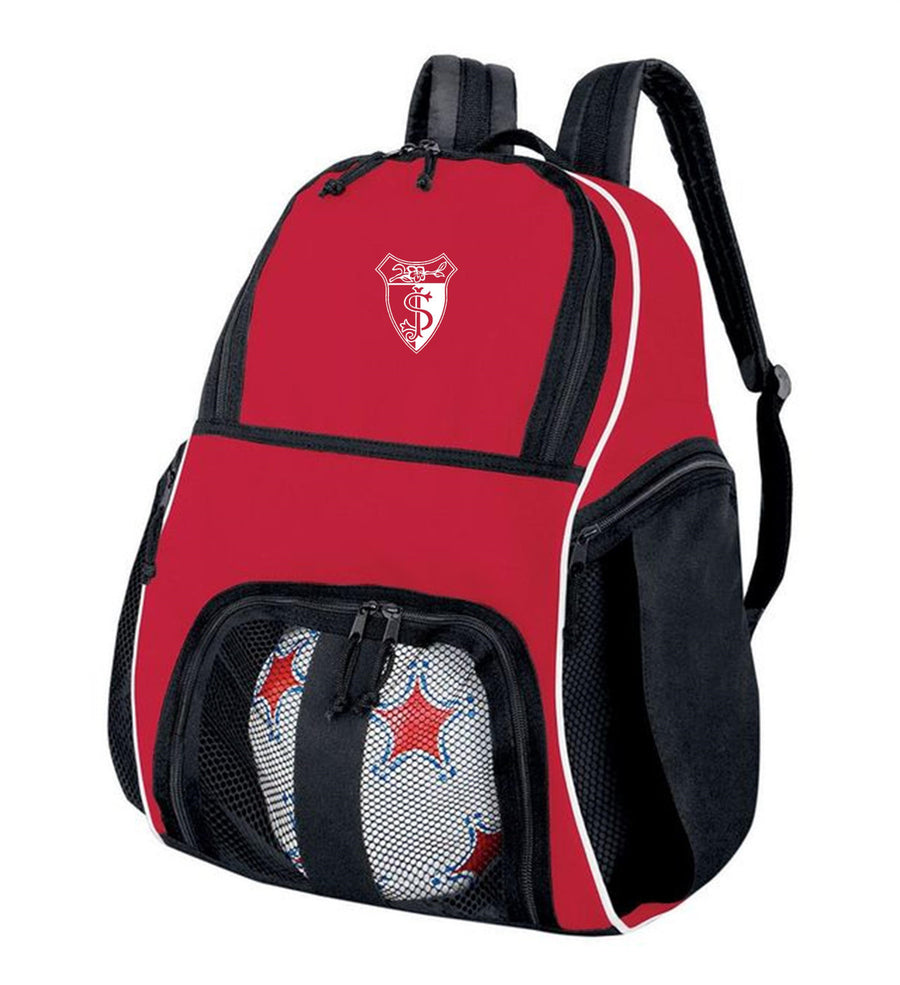 High Five SJA Backpack - Red St. Joesphs Academy Red  - Third Coast Soccer