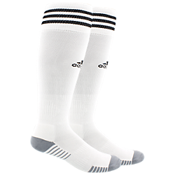 adidas Copa Zone Cushion Sock - White/Black Socks SMALL (1Y-4Y) WHITE/BLACK - Third Coast Soccer