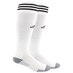 adidas Copa Zone Cushion Sock - White/Black Socks Small (1Y-4Y) White/Black - Third Coast Soccer