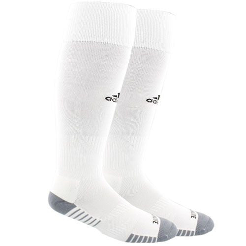 adidas Slidell High School Copa Zone Cushion Socks - White Slidell High 23 Small (1Y-4Y) White/Black - Third Coast Soccer