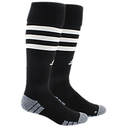 adidas GCU 3 Stripe Hoop OTC Sock - Black/White Gulf Coast United Small (1Y-4Y) Black/White - Third Coast Soccer