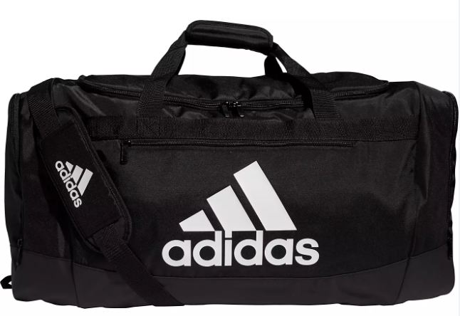 adidas Defender IV Large Duffel Bag - Black Bags Black/White  - Third Coast Soccer