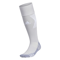 adidas BRSC Team Speed III Sock - Grey BRSC 2022-2024 Small (1Y-4Y) Grey/White - Third Coast Soccer