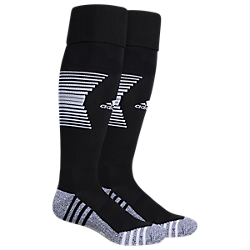 Adidas Team Speed 3 Sock - Black/White Socks Black/White Small (1Y-4Y) - Third Coast Soccer