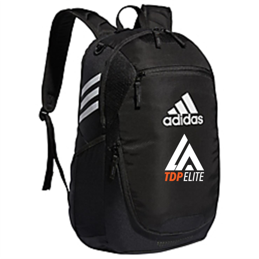 adidas LATDP Stadium III Backpack - Black LA TDP ELITE Black/White  - Third Coast Soccer