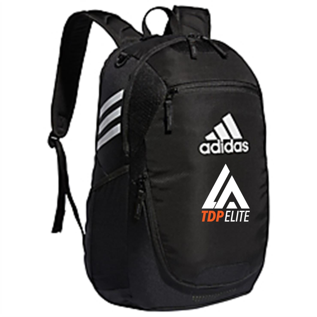 adidas LATDP Stadium III Backpack - Black LA TDP Elite Black/White  - Third Coast Soccer