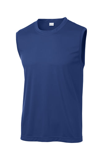 Sport-Tek Sleeveless Posicharge Competitor Tee T-Shirts Royal XSmall - Third Coast Soccer