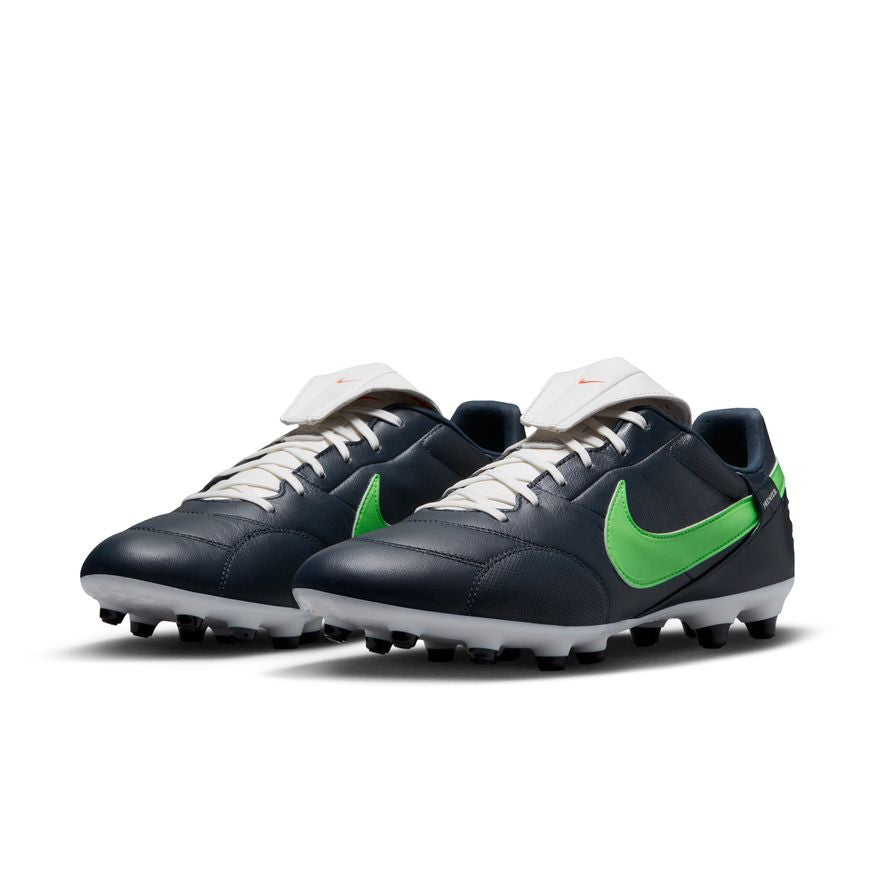 Nike Premier 3 FG - Obsidian/Rage Green/Sail Mens Footwear   - Third Coast Soccer