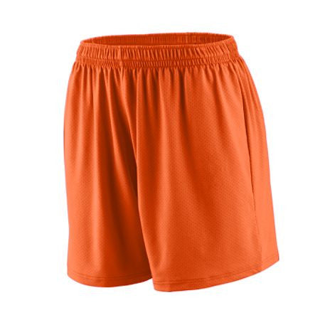 Augusta Ladies Inferno Shorts Shorts Orange Womens Small - Third Coast Soccer