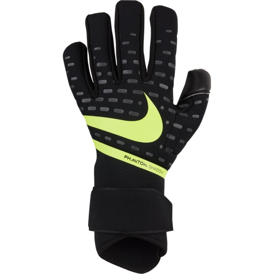 Nike Phantom Shadow Goalkeeper Gloves - Black/Volt Gloves SIZE 11 BLACK/BLACK/VOLT - Third Coast Soccer
