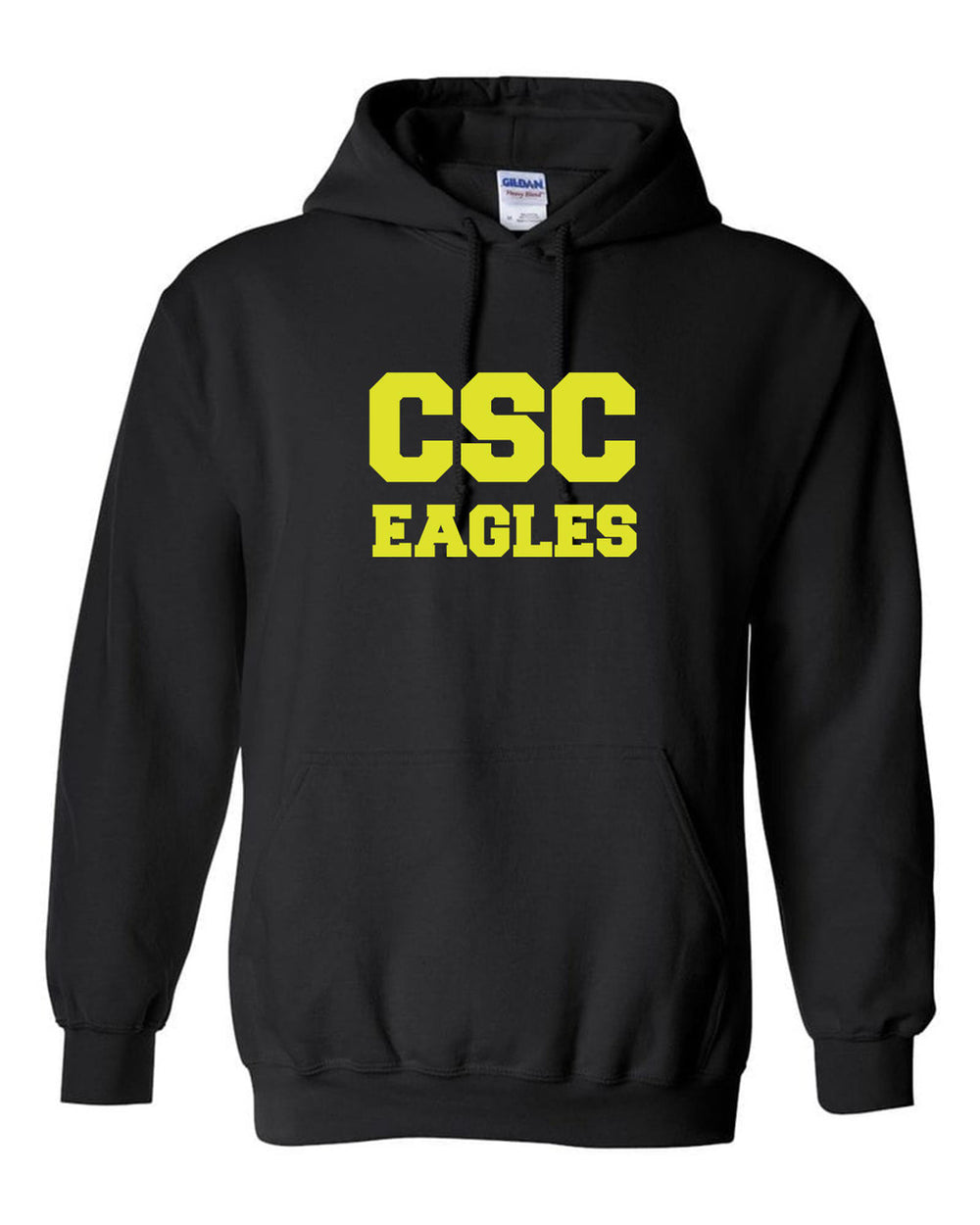 CSC Eagles Hooded Sweatshirt CSC Spiritwear Black Youth Small - Third Coast Soccer