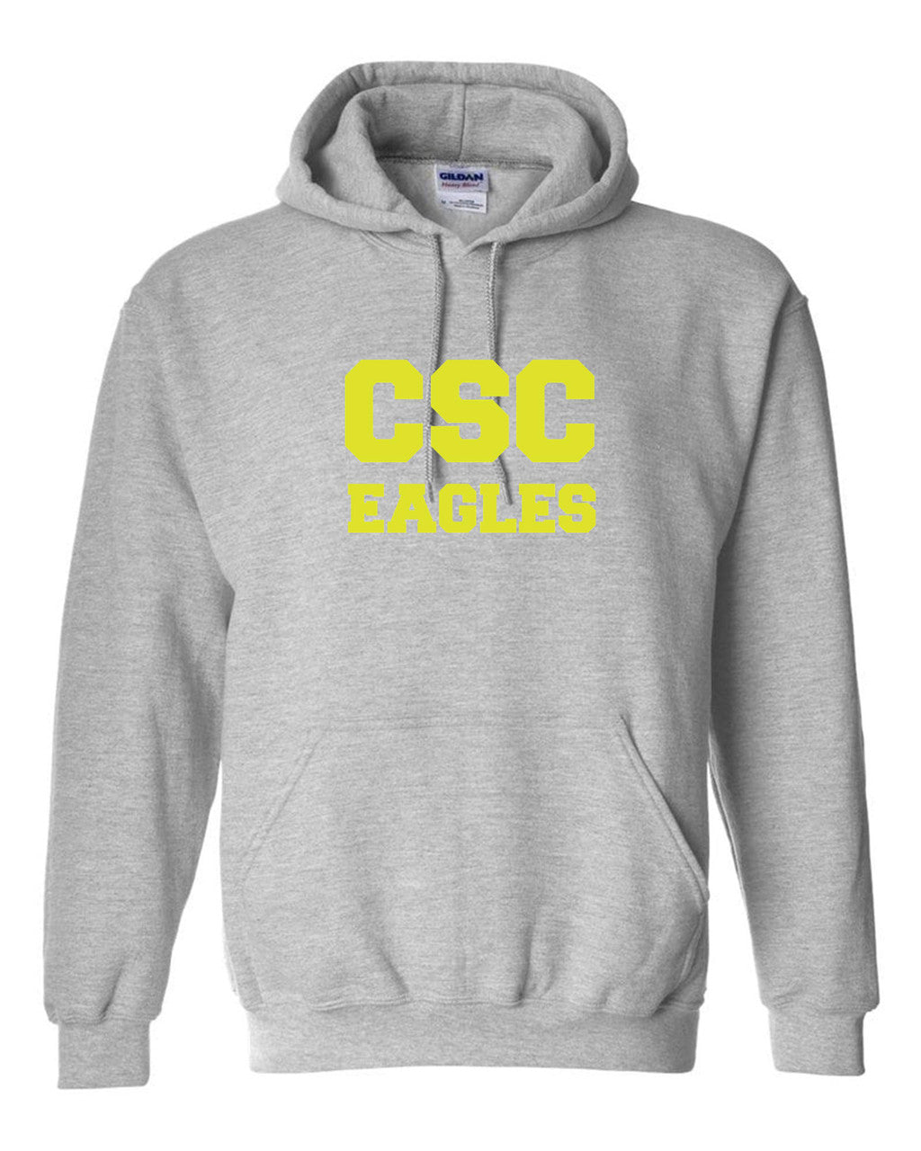 CSC Eagles Hooded Sweatshirt CSC Spiritwear Sport Grey Youth Small - Third Coast Soccer
