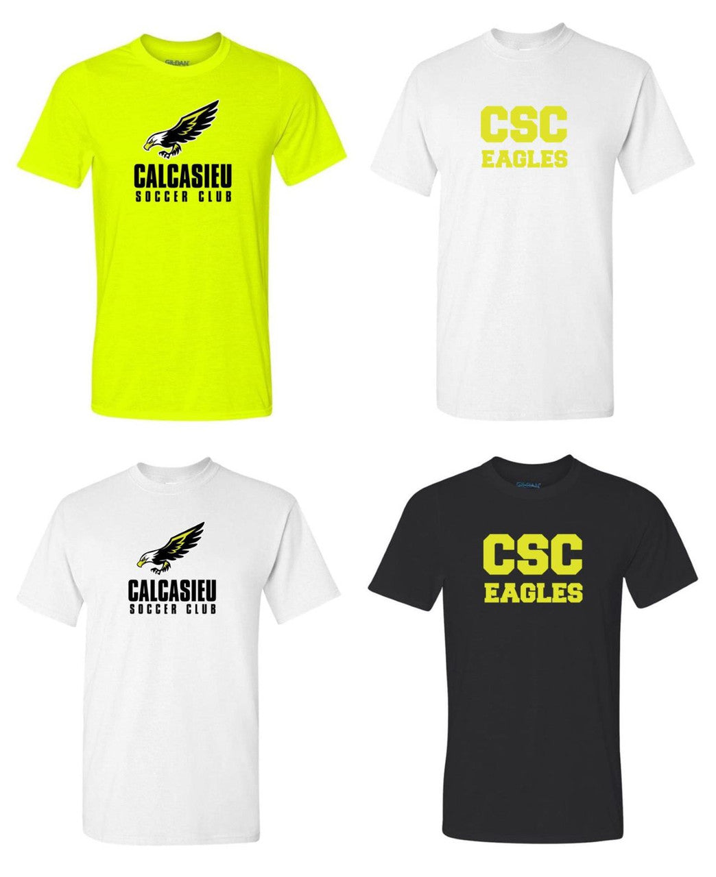 CSC Short-Sleeve T-Shirt Calcasieu Soccer Club MENS SMALL BLACK - Third Coast Soccer