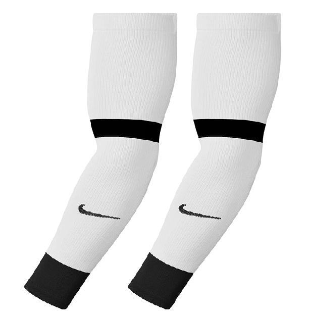 Nike Matchfit Sleeve - White/Black Shinguard Accessories White/Black Large/X Large - Third Coast Soccer