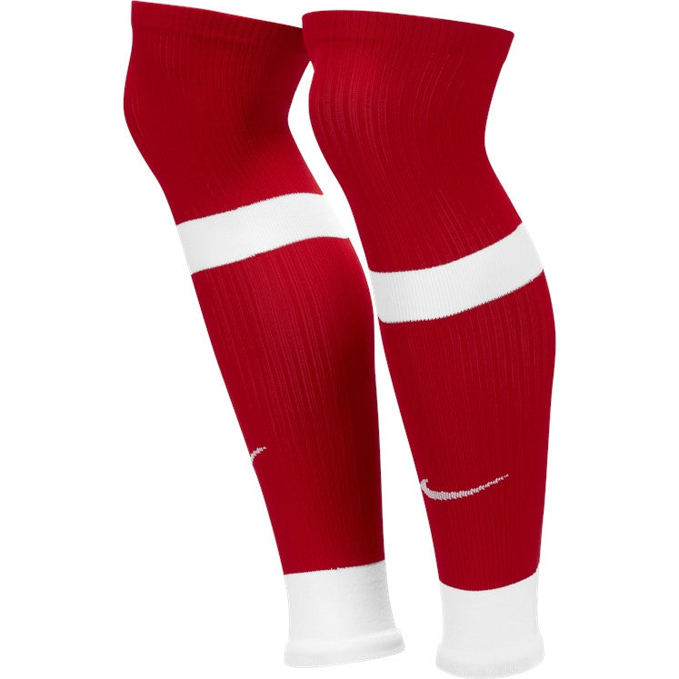 Nike Matchfit Sleeve - University Red/White Shinguard Accessories University Red/White Large/X Large - Third Coast Soccer