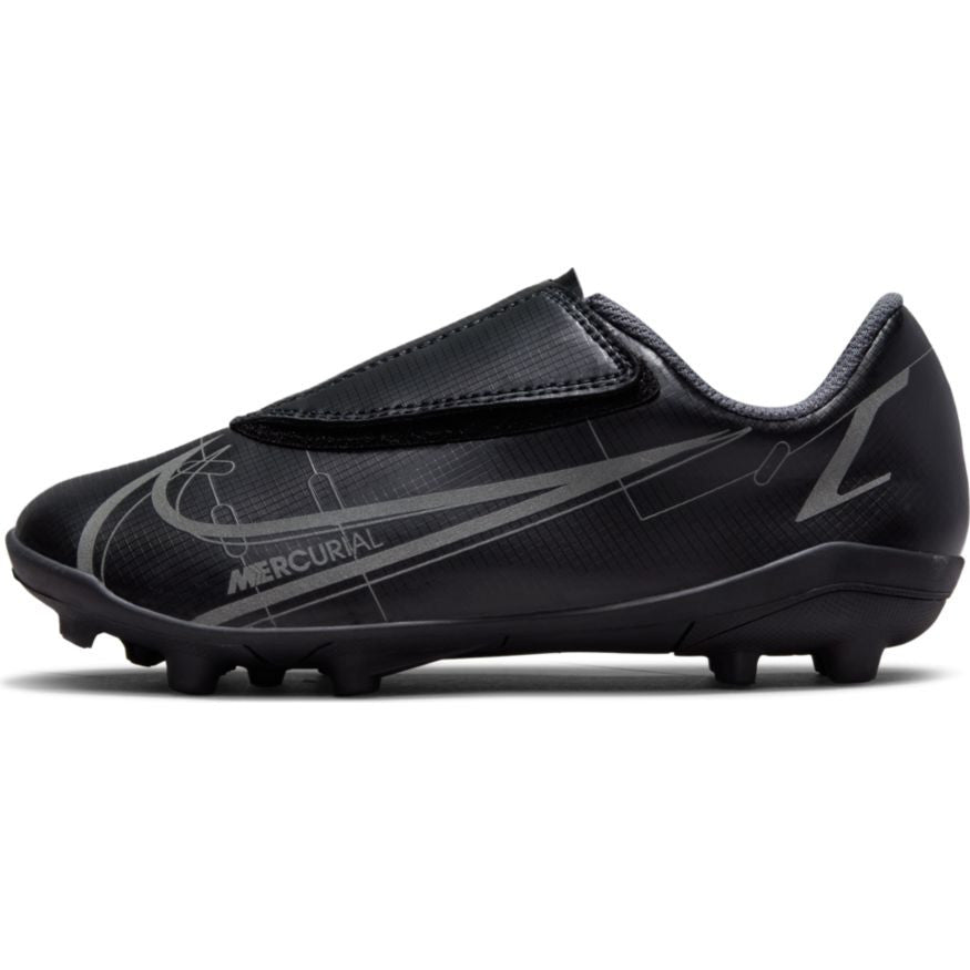 NIKE Junior Mercurial Vapor 14 Club FG - Black/Iron Grey Youth Footwear Black/Iron Grey Youth 10 - Third Coast Soccer