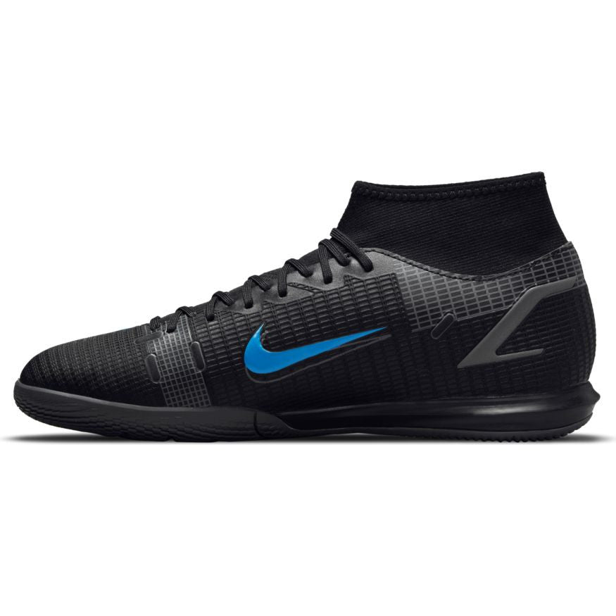 Nike Mercurial Superfly 8 Academy Indoor - Black/Iron Gray Mens Footwear Black/Iron Grey Mens 7 - Third Coast Soccer