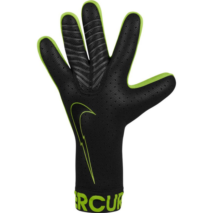 Nike Mercurial Touch Elite Goalkeeper Glove - Black/Volt Gloves BLACK/BLACK/VOLT SIZE 11 - Third Coast Soccer