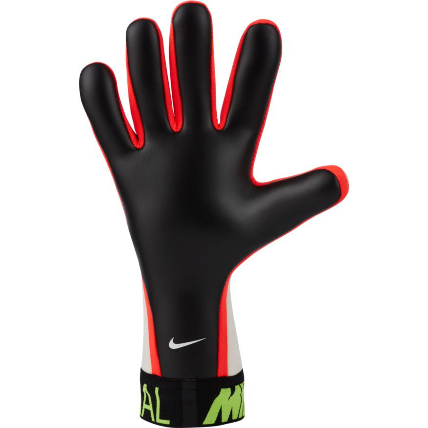 Nike Mercurial Touch Victory Goalkeeper Glove - White/Volt/Crimson Gloves   - Third Coast Soccer