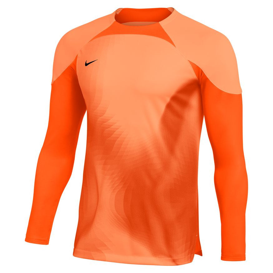 Nike Dri-Fit Adv Mens Gardien 4 LS Goalkeeper Jersey - Safety Orange/Orange Trance Goalkeeper Safety Orange/Orange Trance/Black Mens Small - Third Coast Soccer