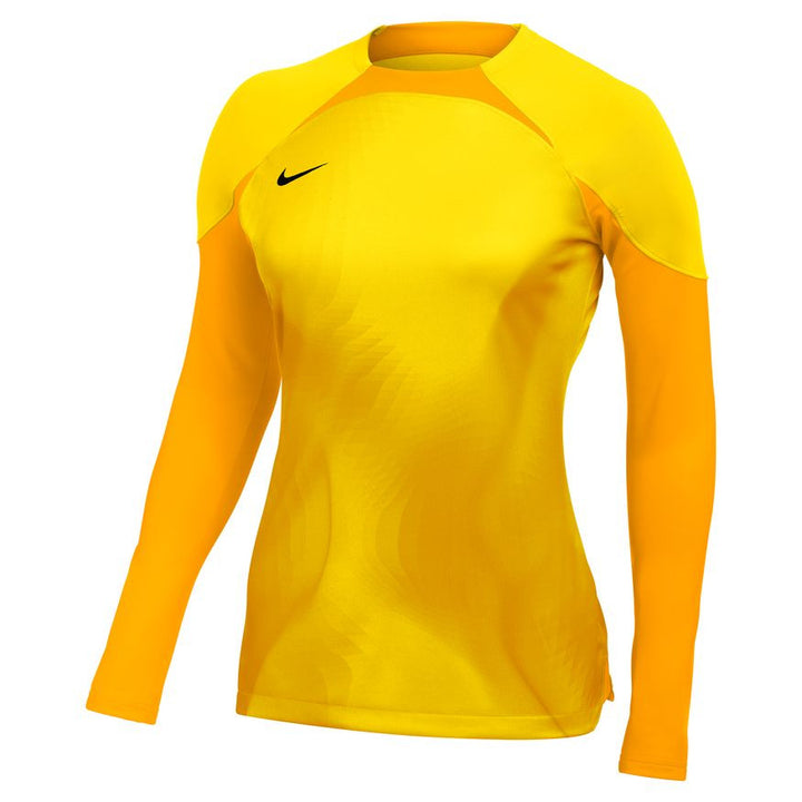 Nike Dri-Fit Adv Women's Gardien 4 LS Goalkeeper Jersey - Tour Yellow/University Gold Goalkeeper Tour Yellow/University Gold/Bl Womens Small - Third Coast Soccer