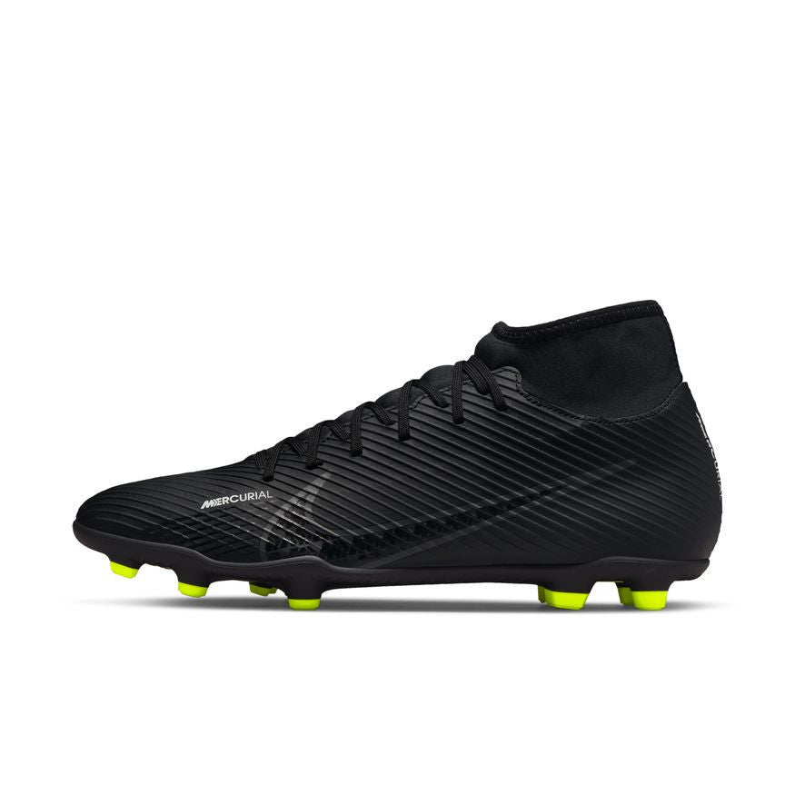 Nike Mercurial Superfly 9 Club FG - Black/Smoke Grey Mens Footwear   - Third Coast Soccer