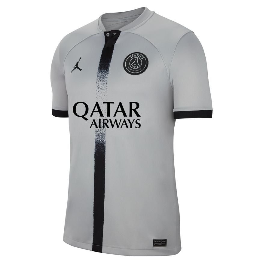Nike Paris Saint-Germain Away Jersey 22/23 Club Replica Closeout Smoke Grey/Black Mens Small - Third Coast Soccer