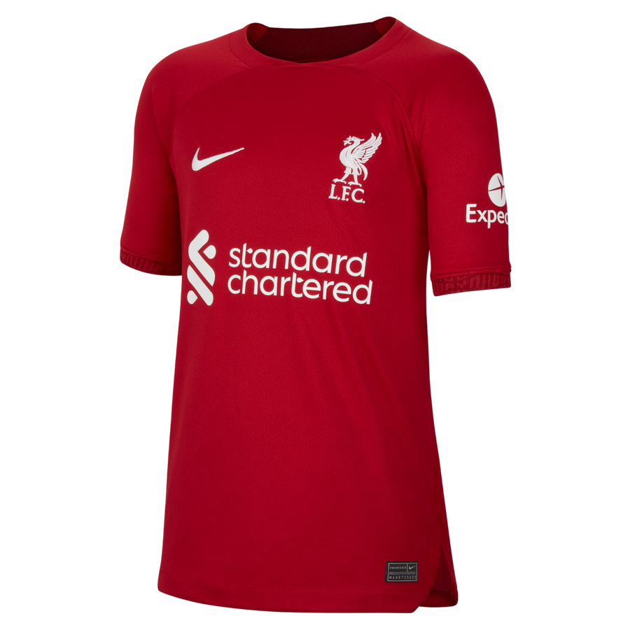 Nike Youth Liverpool Home Jersey 22/23 Club Replica Closeout Youth Small Tough Red/Team Red/White - Third Coast Soccer