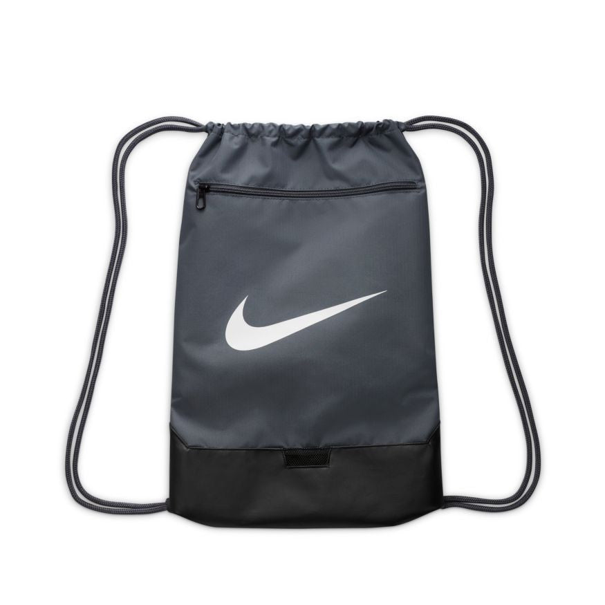 Nike Brasilia 9.5 Gym Sack - Flint Grey Bags Flint Grey/Black/White  - Third Coast Soccer