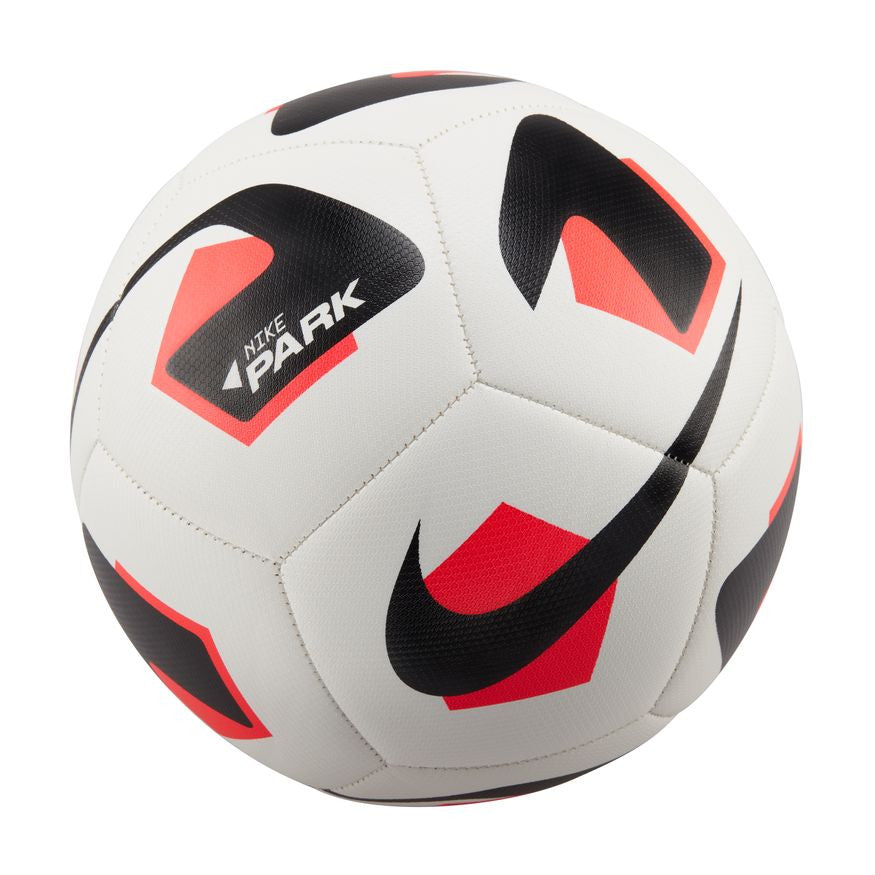 Nike Park Ball - White/Bright Crimson/Black Balls   - Third Coast Soccer