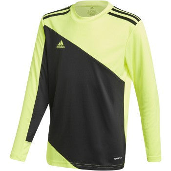 adidas Squadra 21 Goalkeeper LS Jersey - Solar Yellow/Black Goalkeeper   - Third Coast Soccer