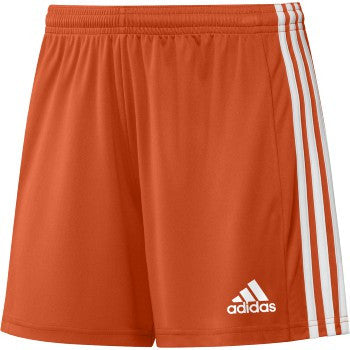 Adidas Womens Squadra 21 Short - Orange Shorts Womens X-Small Team Orange/White - Third Coast Soccer