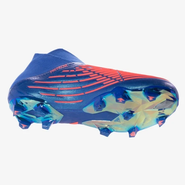 adidas Predator Edge + FG -  Hi-Res Blue/Turbo Men's Footwear Closeout   - Third Coast Soccer