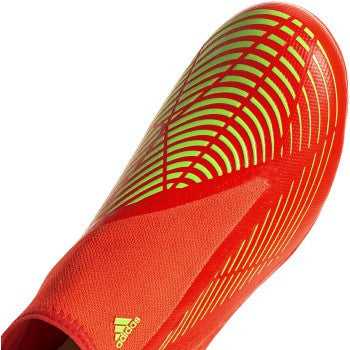 adidas Predator Edge.3 Laceless FG - Solar Red/Solar Green/Black Men's Footwear Closeout   - Third Coast Soccer