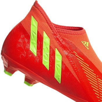 adidas Predator Edge.3 Laceless FG - Solar Red/Solar Green/Black Men's Footwear Closeout   - Third Coast Soccer