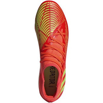 adidas Predator Edge.3 FG - Solar Red/Solar Green/Black Men's Footwear Closeout   - Third Coast Soccer