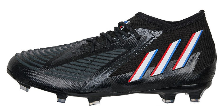 adidas Junior Predator Edge.1 FG - Black/White/Red Youth Footwear Black/White/Red Youth 4.5 - Third Coast Soccer