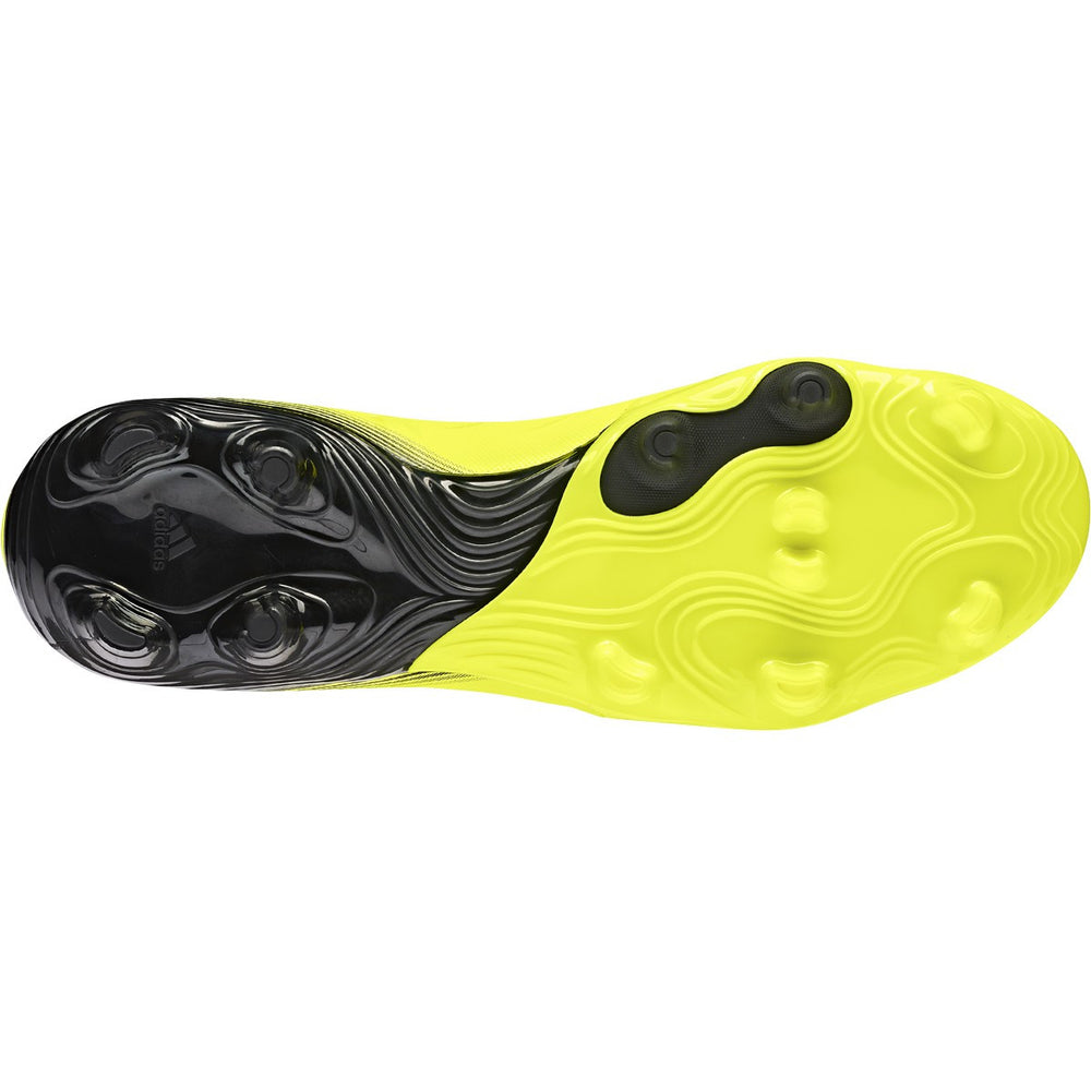 adidas Copa Sense.3 Laceless FG - Solar Yellow/Black/Solar Red Mens Footwear   - Third Coast Soccer