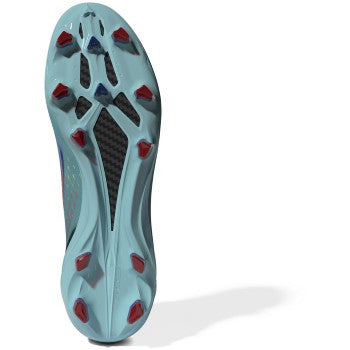 adidas X Speedportal+ FG - Clear Aqua/Solar Red/Power Blue Men's Footwear Closeout   - Third Coast Soccer
