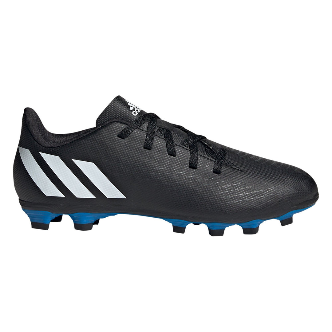 adidas Junior Predator Edge.4 - Black/White Youth Firm Ground Youth 10 Black/White - Third Coast Soccer