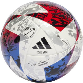 Adidas MLS Mini Ball Balls Size 1 White/Blue/Red - Third Coast Soccer
