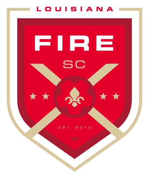 TCS Louisiana Fire Sticker Louisiana Fire Spiritwear Each  - Third Coast Soccer