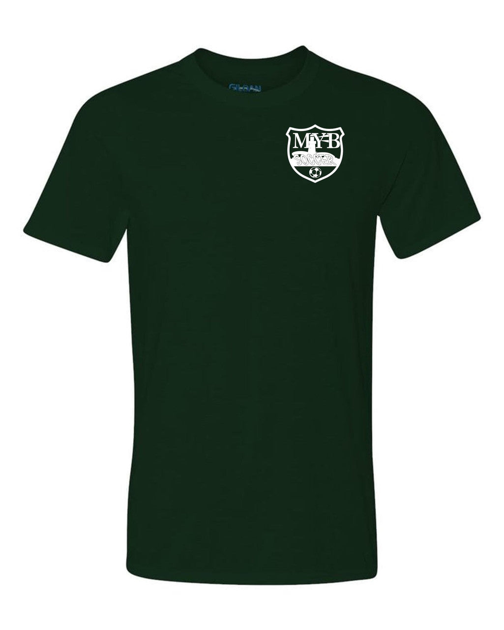 MYB SS T-Shirt - Dark Green or Sport Grey MYB Spiritwear Forest Green Mens Small - Third Coast Soccer